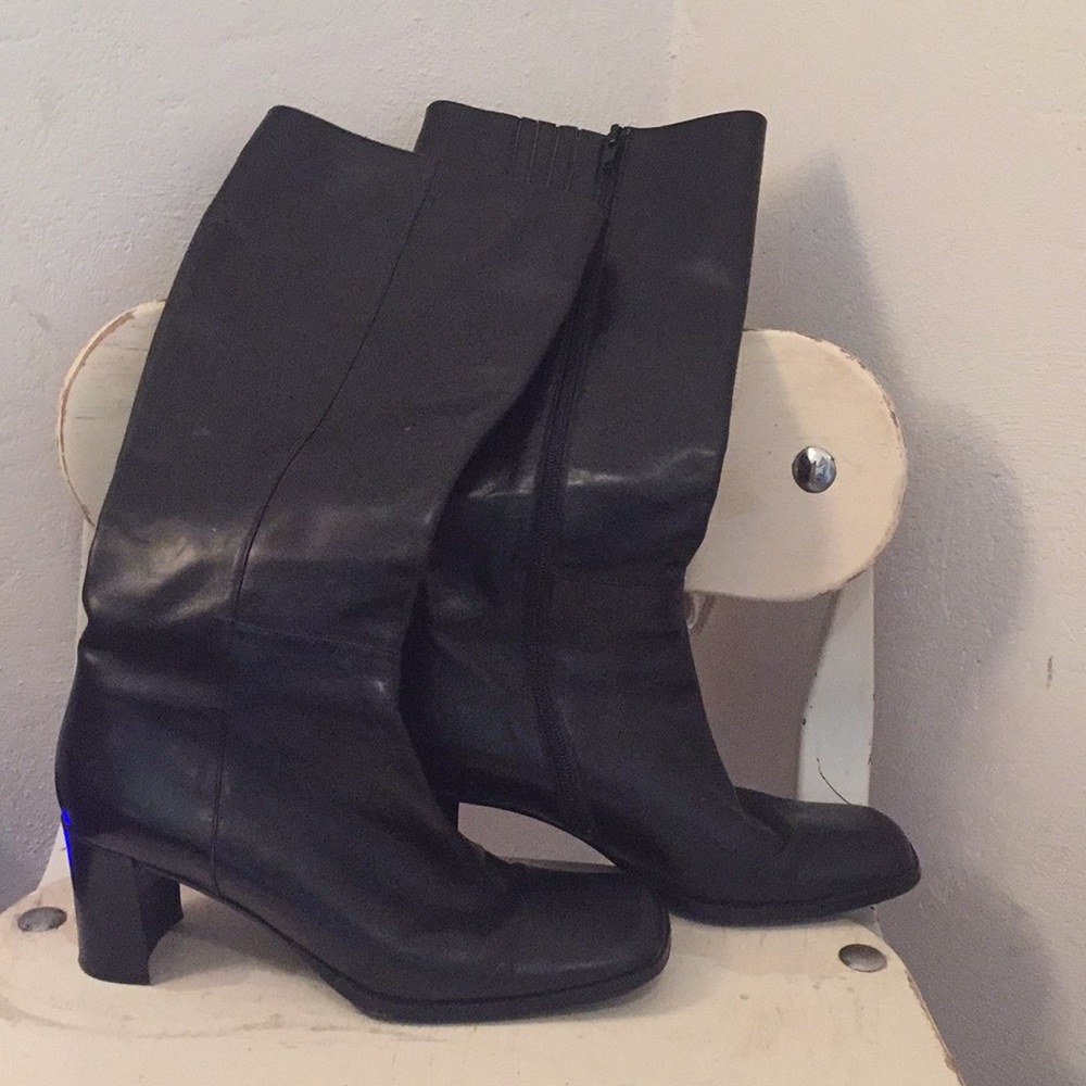 VIA SPIGA vintage square toe boot size 9